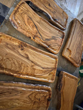 Load image into Gallery viewer, Handmade Tubby's BBQ Olive Wood Steak/Cheese Boards
