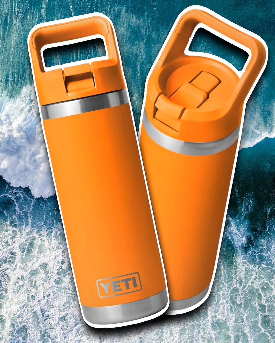 YETI KING CRAB ORANGE 18OZ STRAW BOTTLE 🦀 – Tubby Tom's