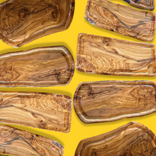 Load image into Gallery viewer, Handmade Tubby's BBQ Olive Wood Steak/Cheese Boards