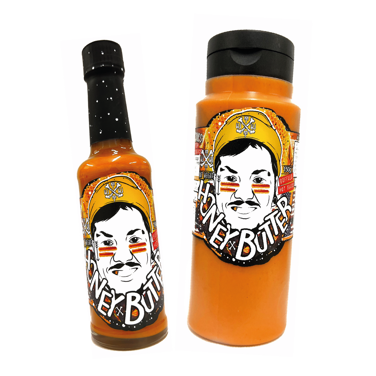 Honey Butter Buffalo World's Best Buffalo Hot Sauce Tubby Tom’s