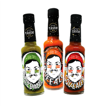 Load image into Gallery viewer, BEST SELLERS - Triple Threat Hot Sauce Gift Set