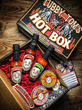 Load image into Gallery viewer, Tubby Tom&#39;s HOT BOX - Ultimate Spicy Hot Sauce GIFT BOX
