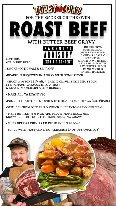 Roast Beef & Beef Butter Gravy