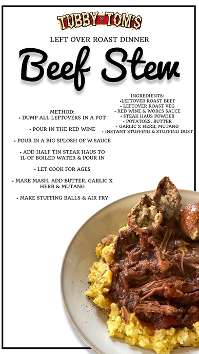 Left-over Roast Dinner Beef Stew