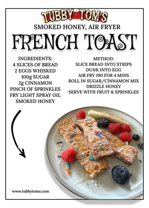 French Toast - With Smoked Honey in the Air Fryer