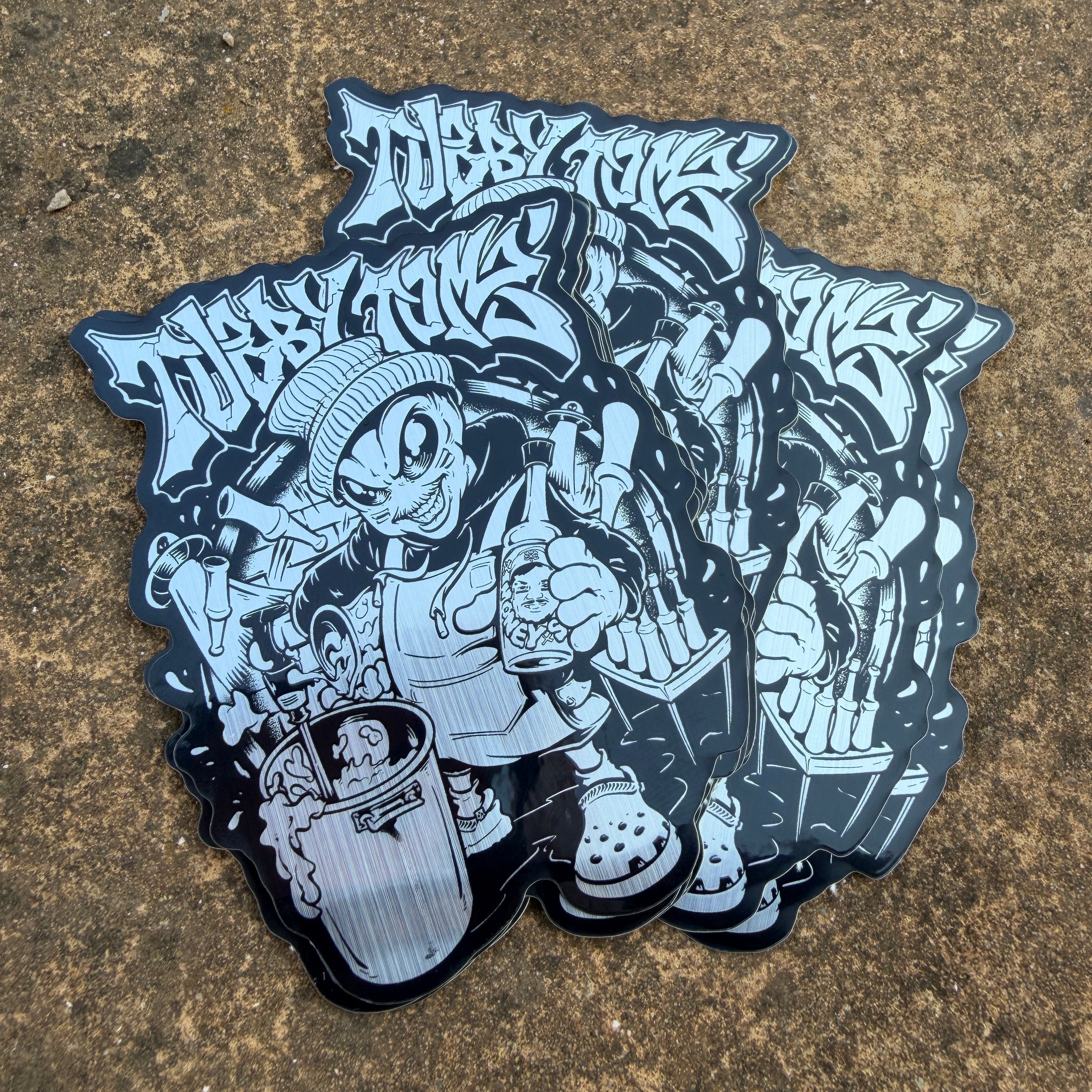 Tubby Tom's - Galaxy-Famous Alien Stickers 👽