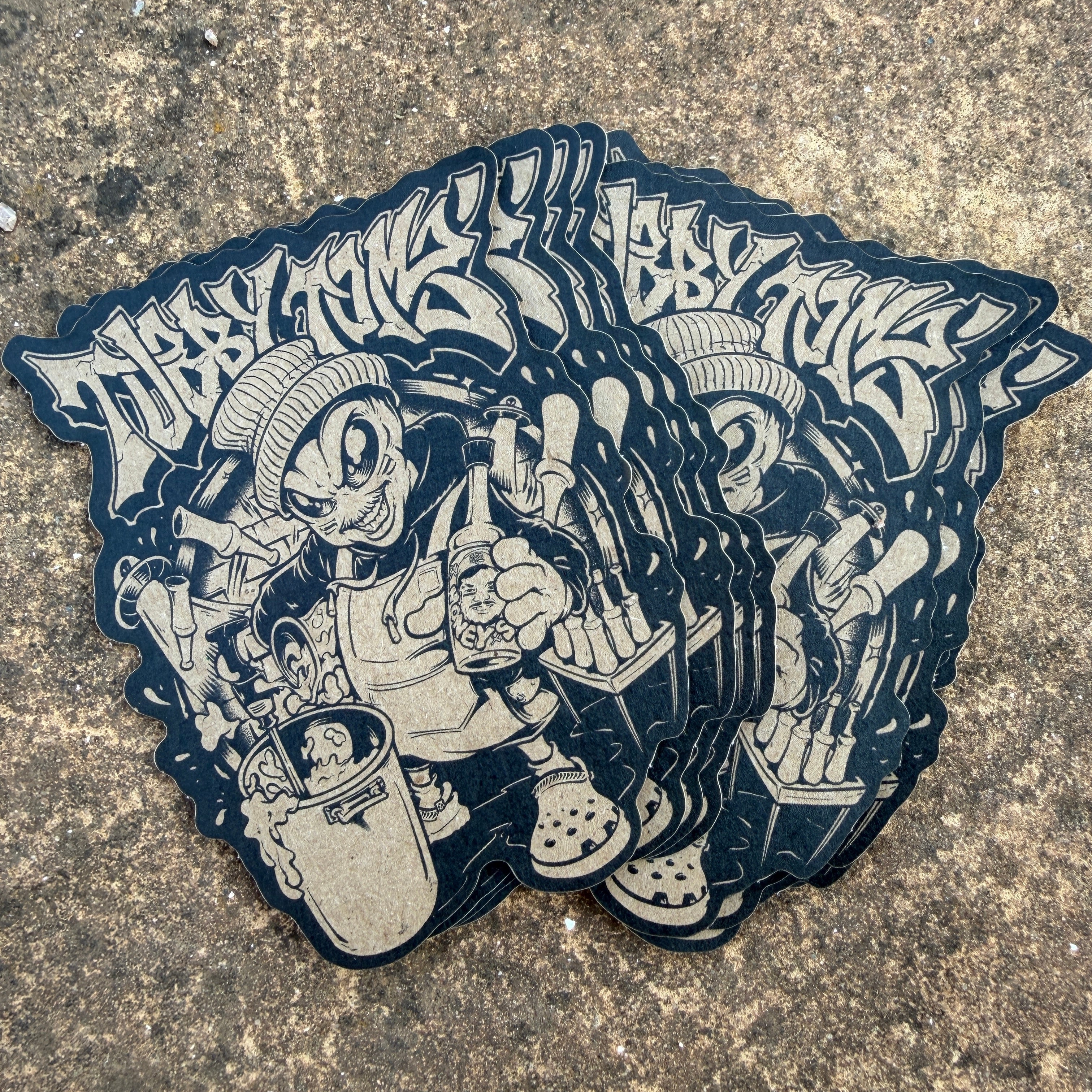 Tubby Tom's - Galaxy-Famous Alien Stickers 👽