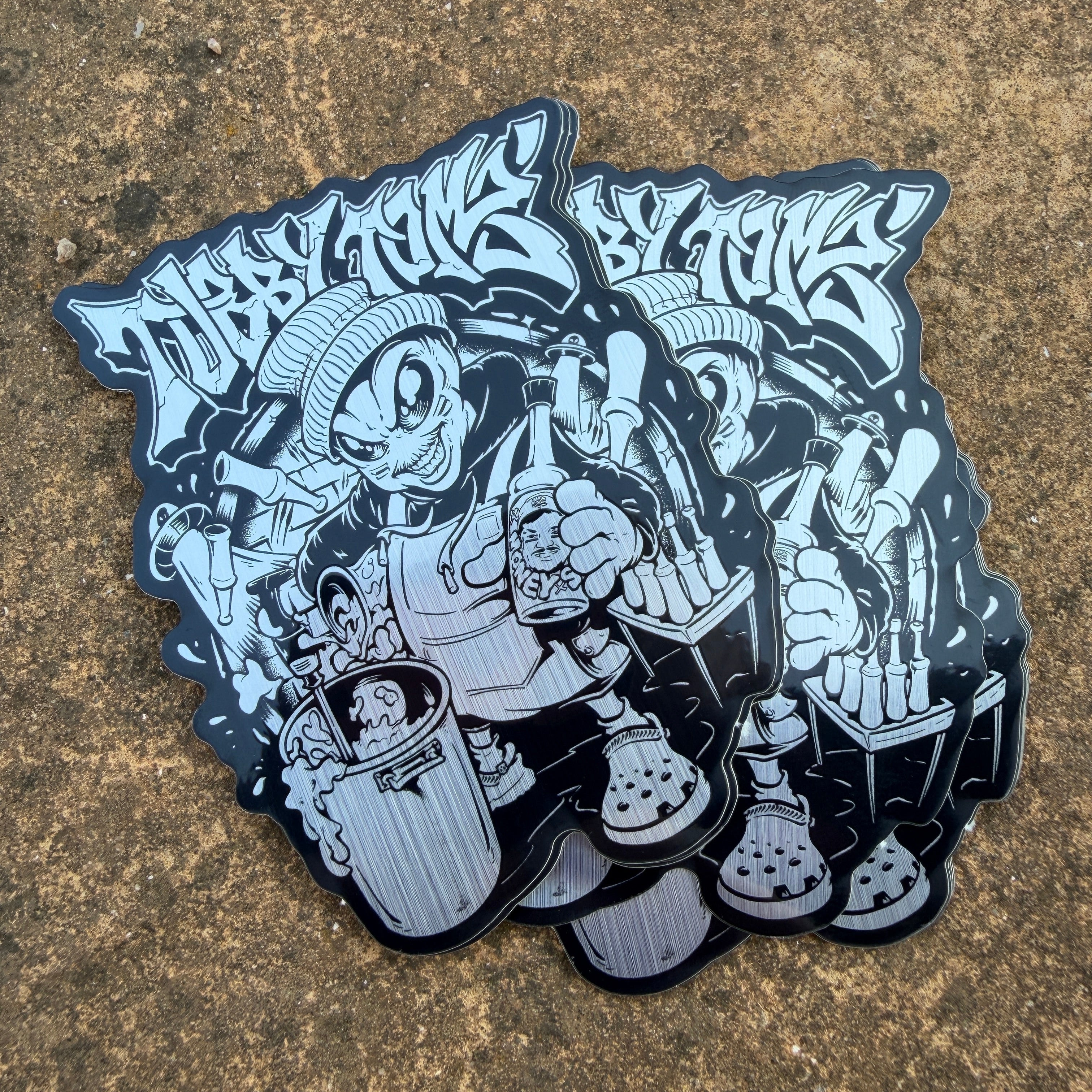 Tubby Tom's - Galaxy-Famous Alien Stickers 👽
