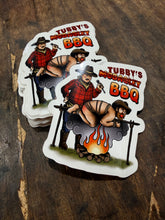 Load image into Gallery viewer, TUBBY'S BBQ - SPIT ROAST STICKERS!
