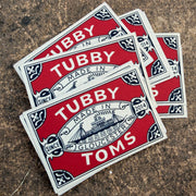 Tubby Tom's - Made in Gloucester Stickers