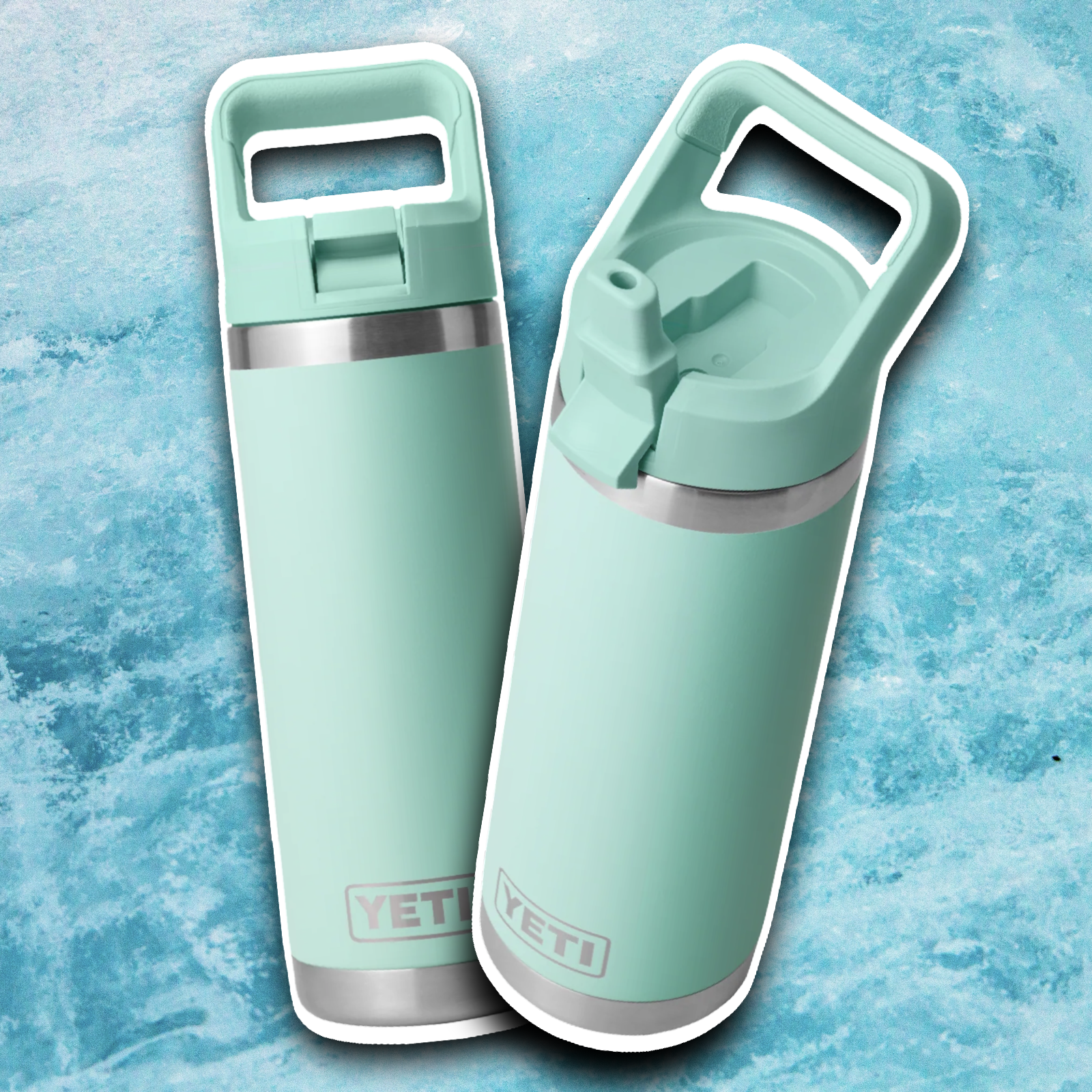 YETI SEAFOAM RAMBLER STRAW BOTTLE 18OZ 🐚