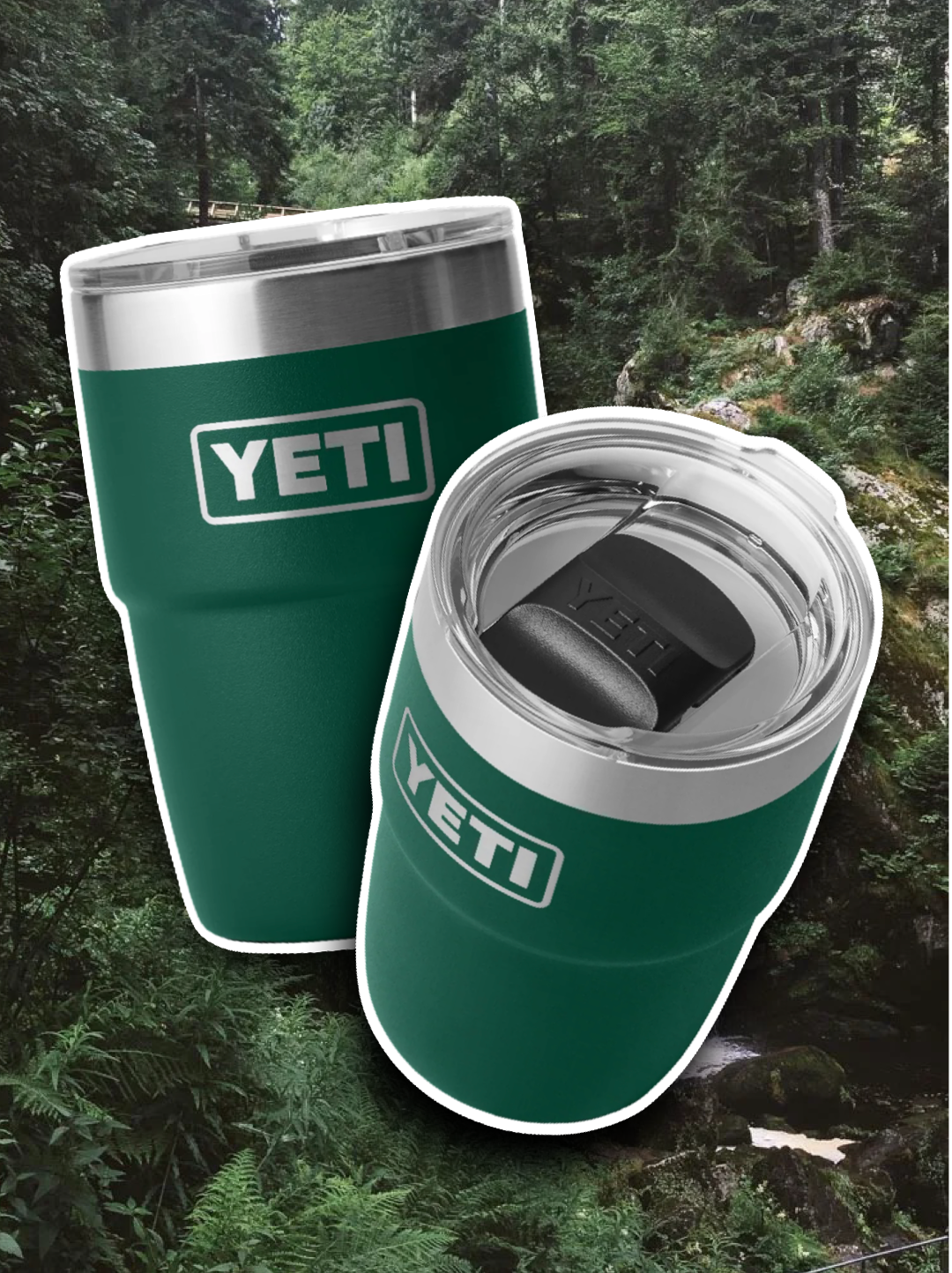 YETI BLACK FOREST GREEN 8OZ CUP