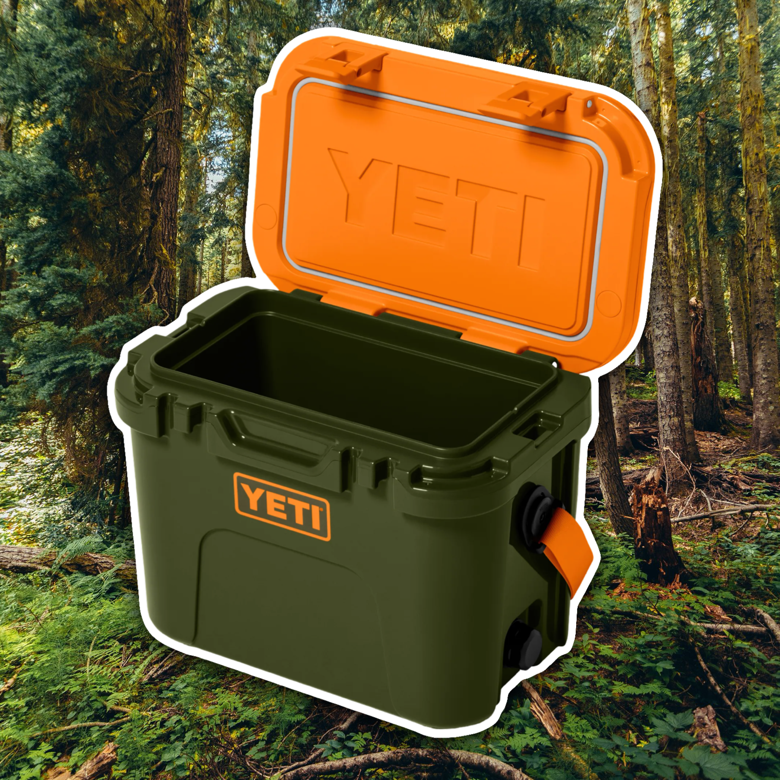 YETI OLIVE/KING CRAB ORANGE ROADIE 15 COOL BOX 🦀🫒
