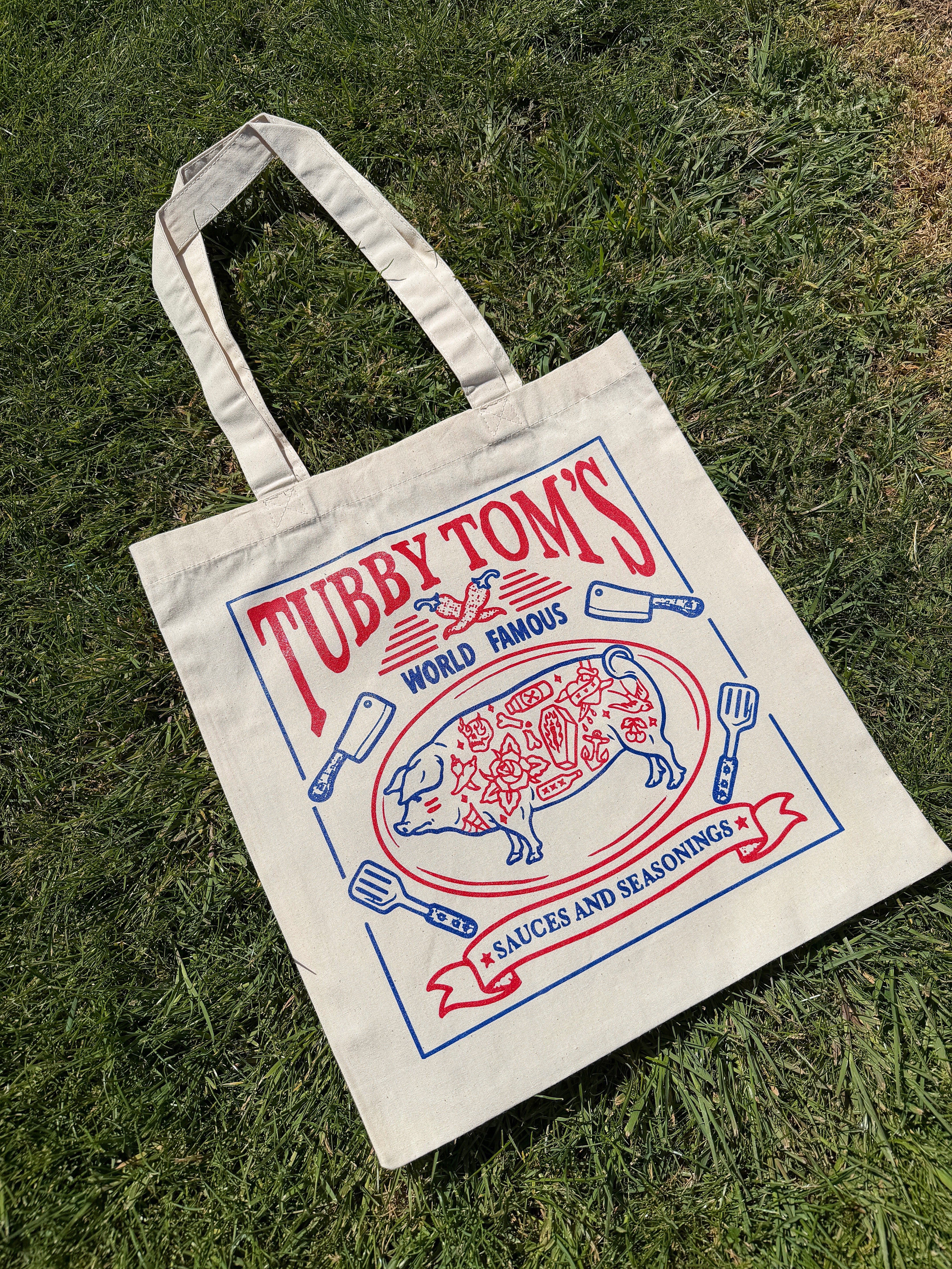 Tubby Totes - Piggy Wiggy BBQ Tote Bag