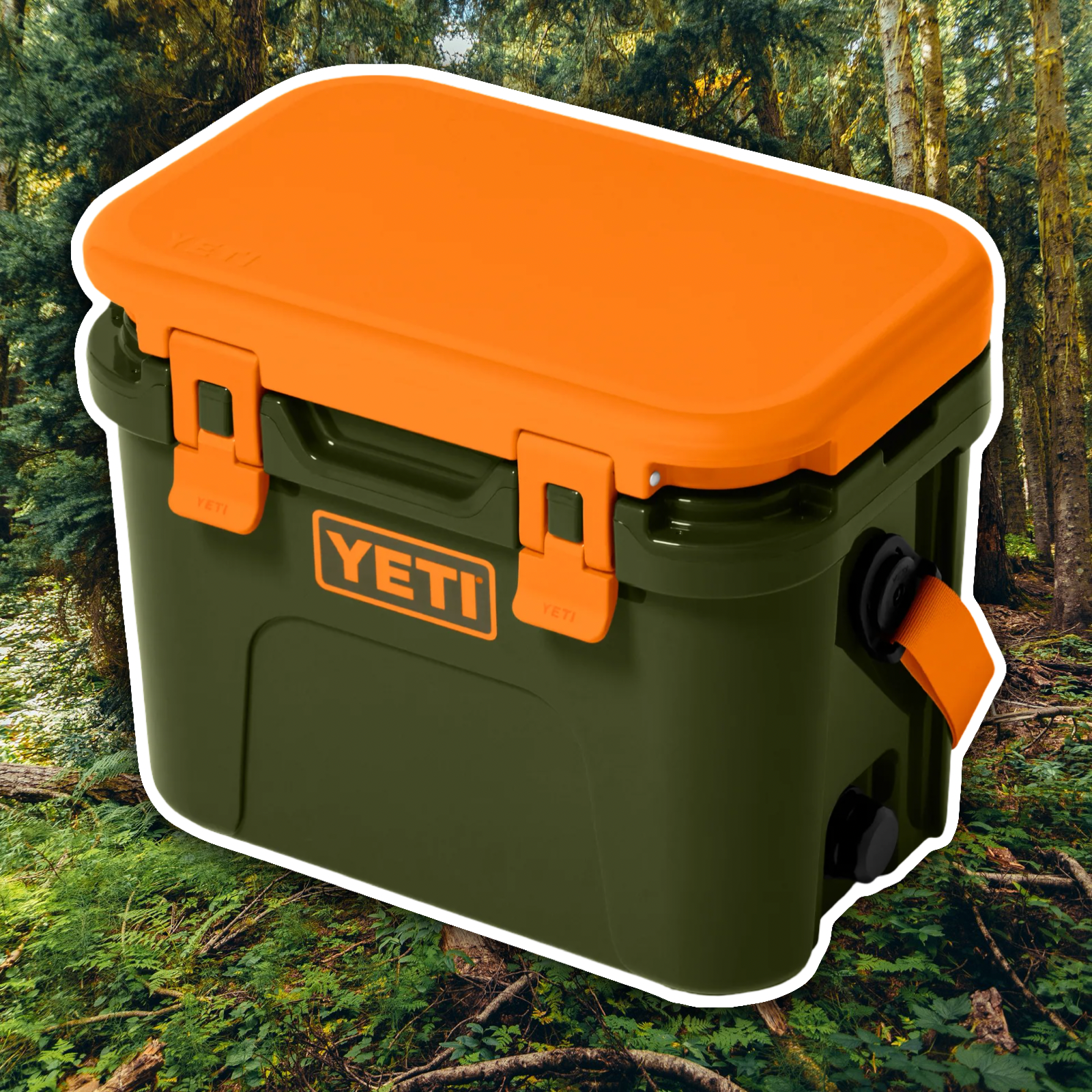 YETI OLIVE/KING CRAB ORANGE ROADIE 15 COOL BOX 🦀🫒