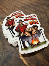 Load image into Gallery viewer, TUBBY'S BBQ - SPIT ROAST STICKERS!
