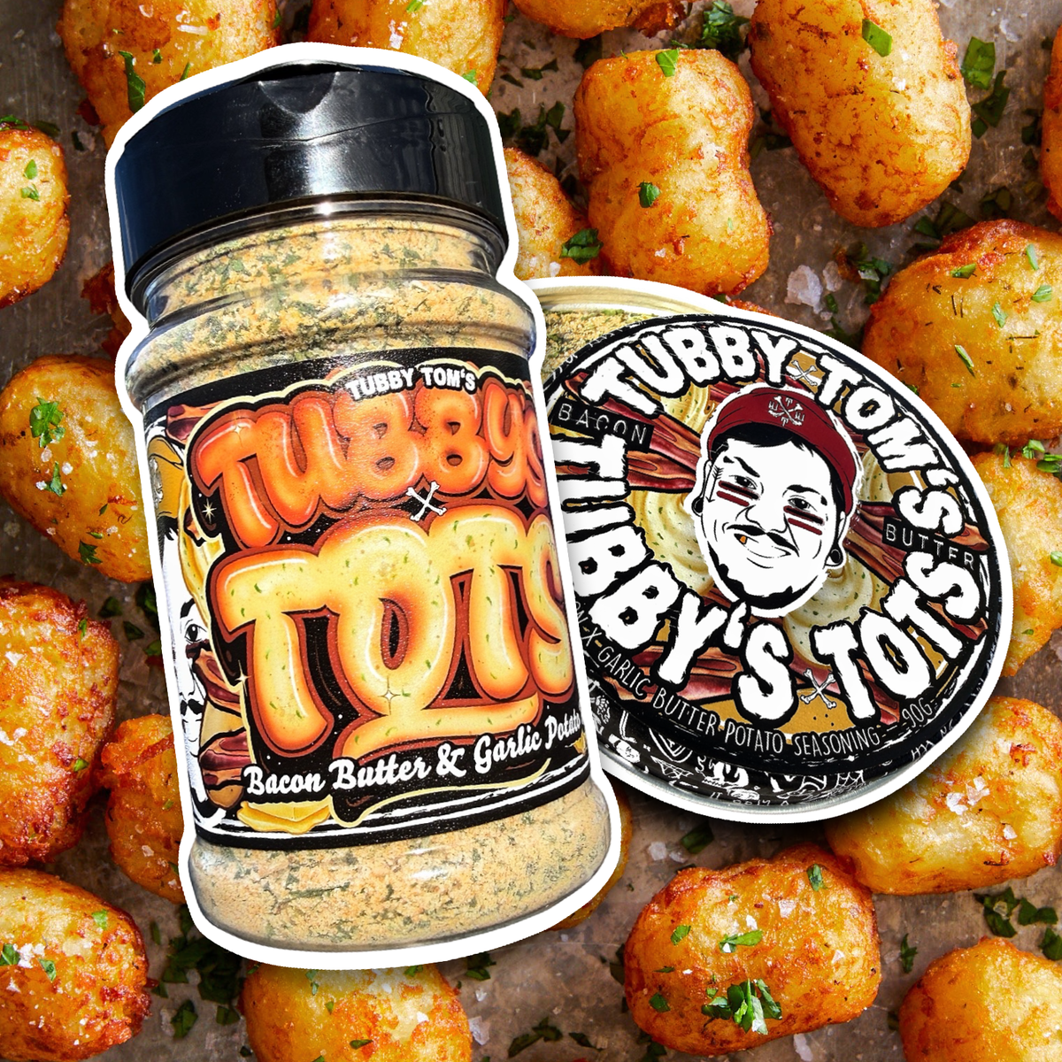 TUBBYS TOT DUST - BACON BUTTER X GARLIC TATER RUB!