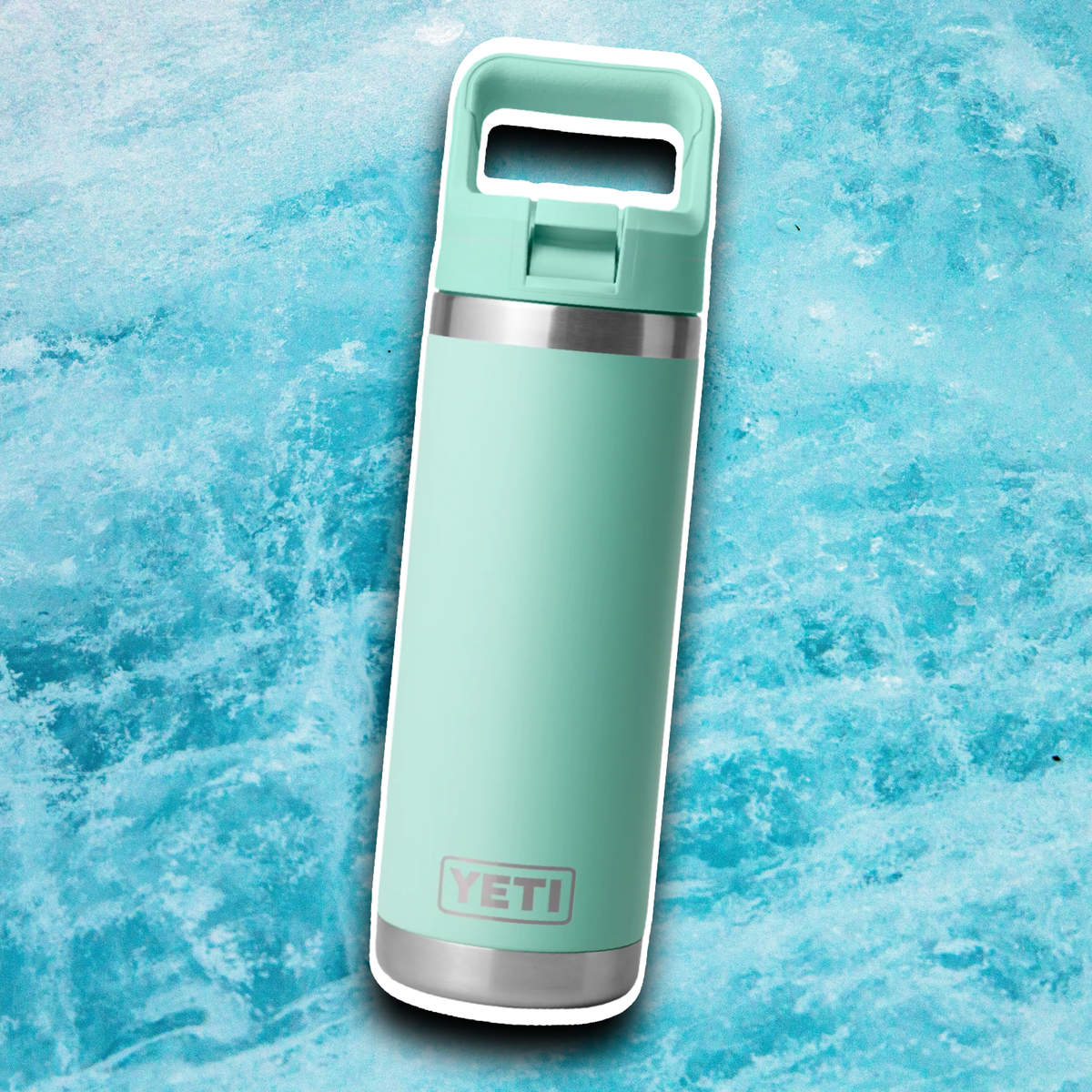 YETI SEAFOAM RAMBLER STRAW BOTTLE 18OZ 🐚