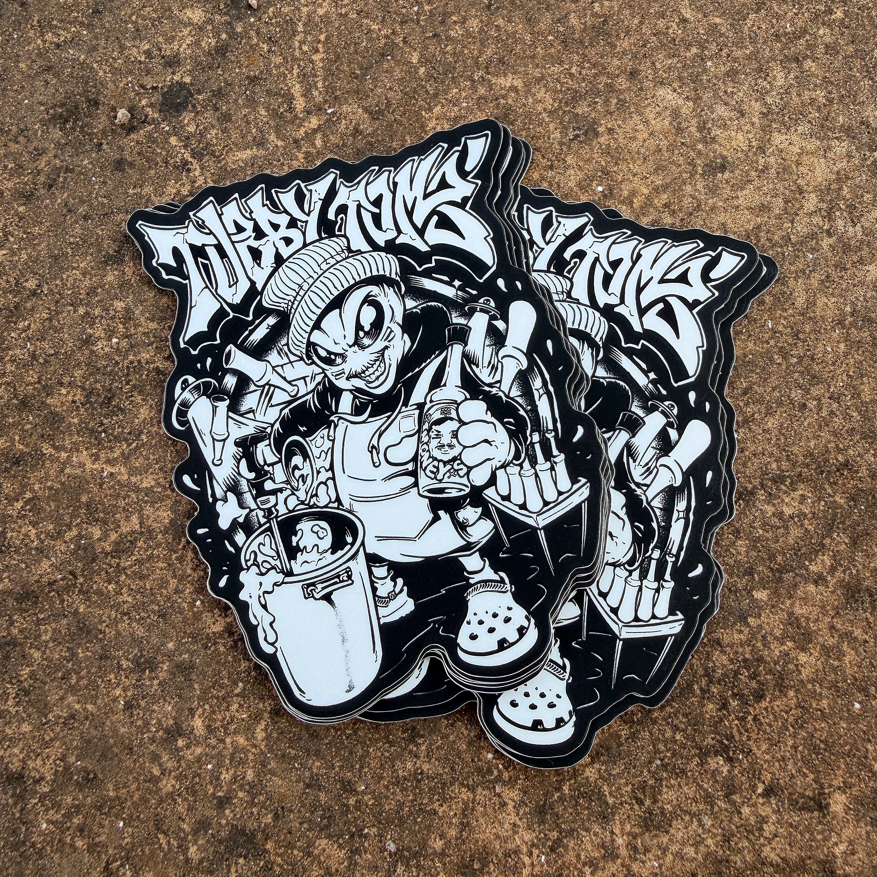 Tubby Tom's - Galaxy-Famous Alien Stickers 👽