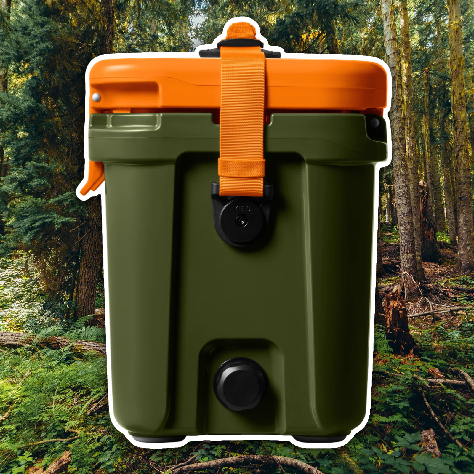 YETI OLIVE/KING CRAB ORANGE ROADIE 15 COOL BOX 🦀🫒