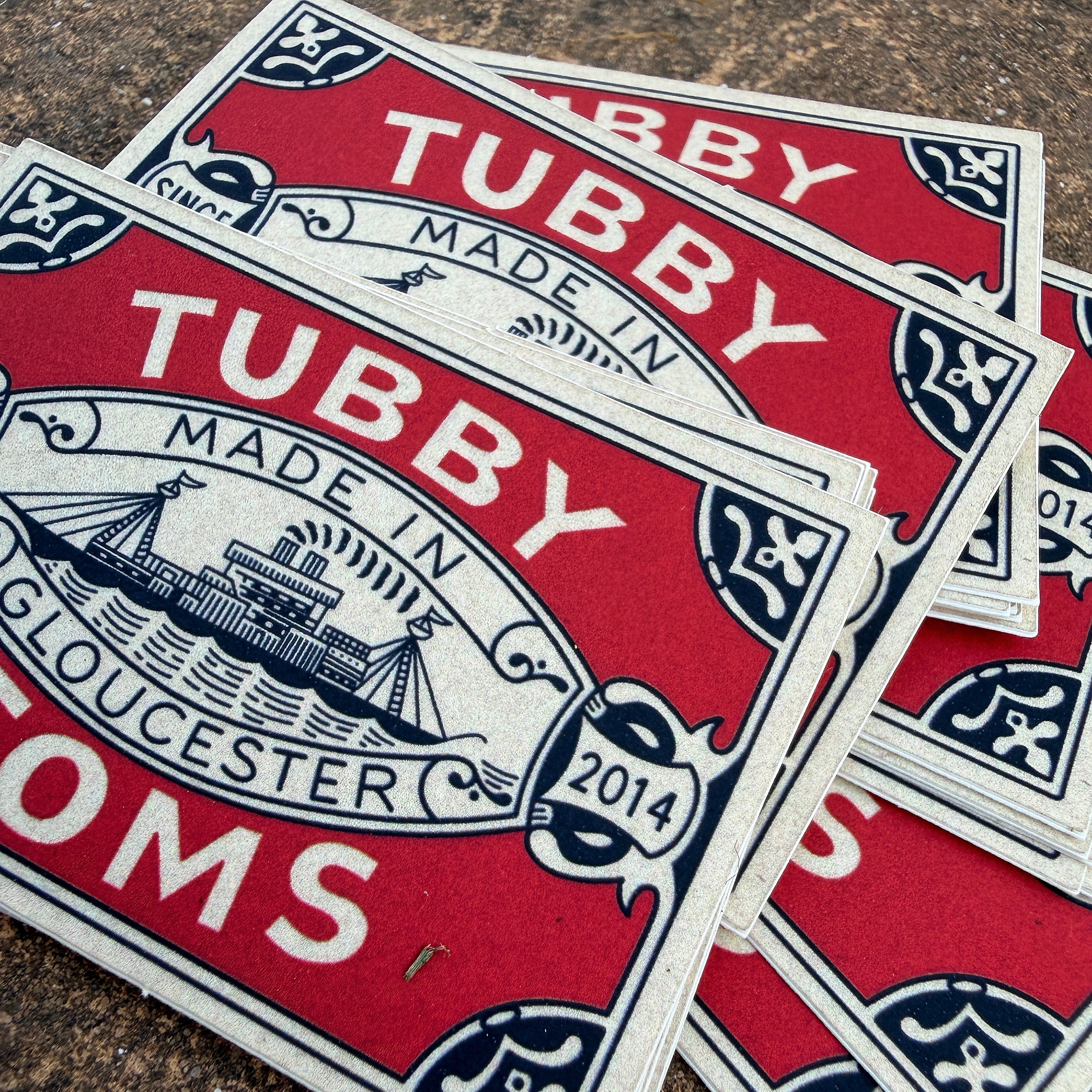 Tubby Tom's - Made in Gloucester Stickers