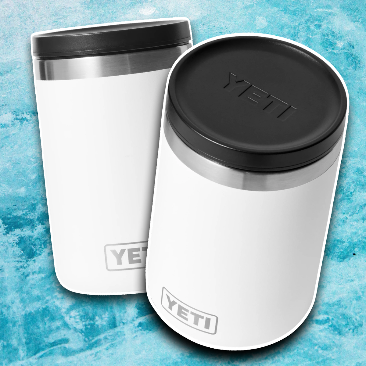 YETI WHITE RAMBLER FOOD JARS ⛰️