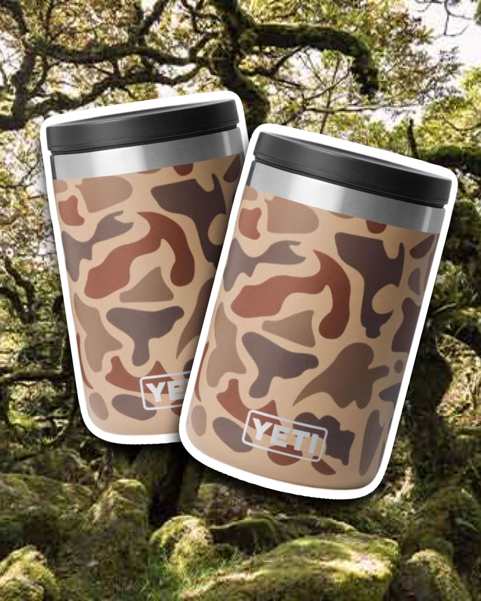 YETI WETLAND CAMO FOOD JAR 16 OZ