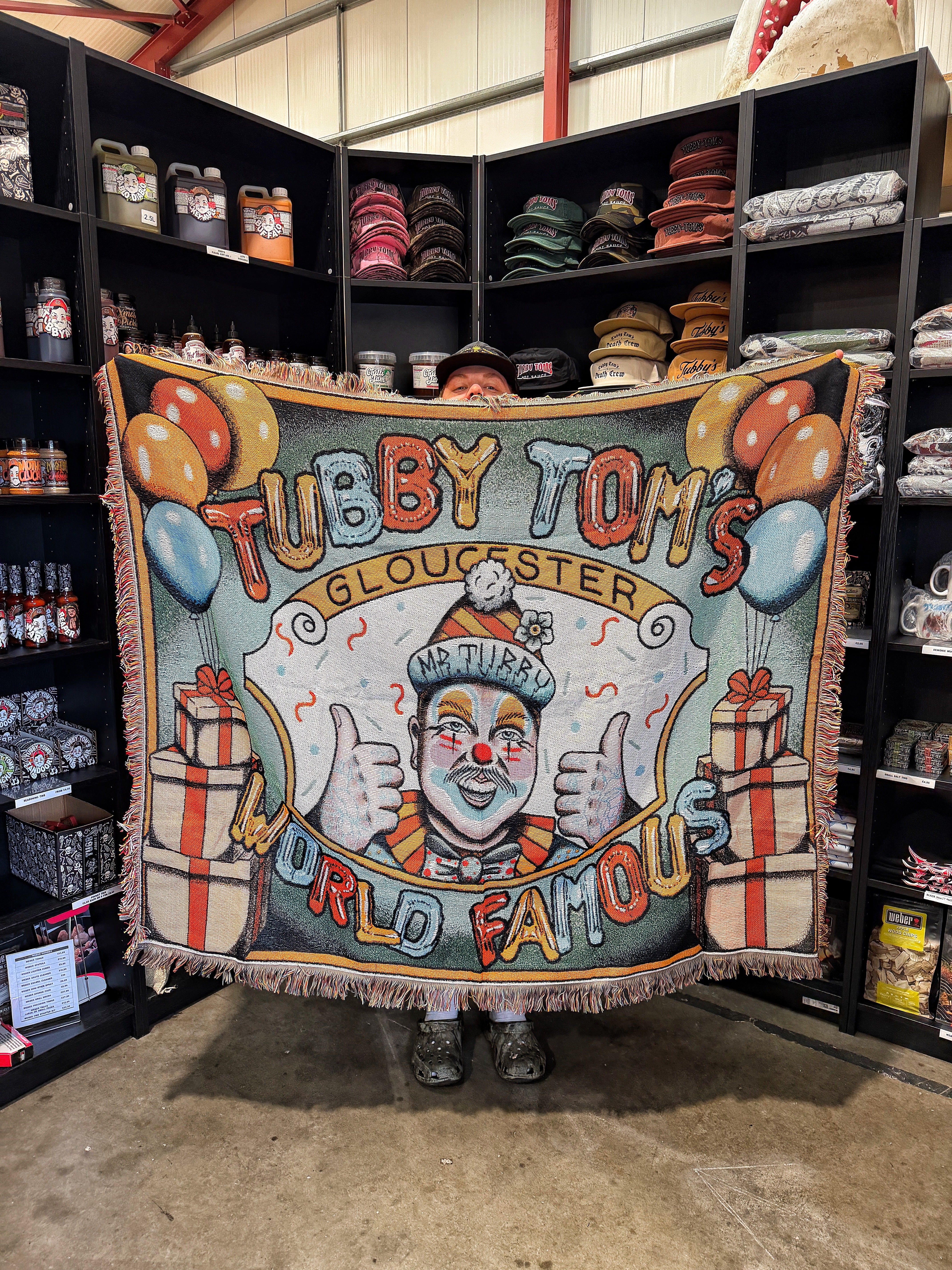 TUBBY THE CLOWN SNUGGLE BLANKET! 🤡🎉