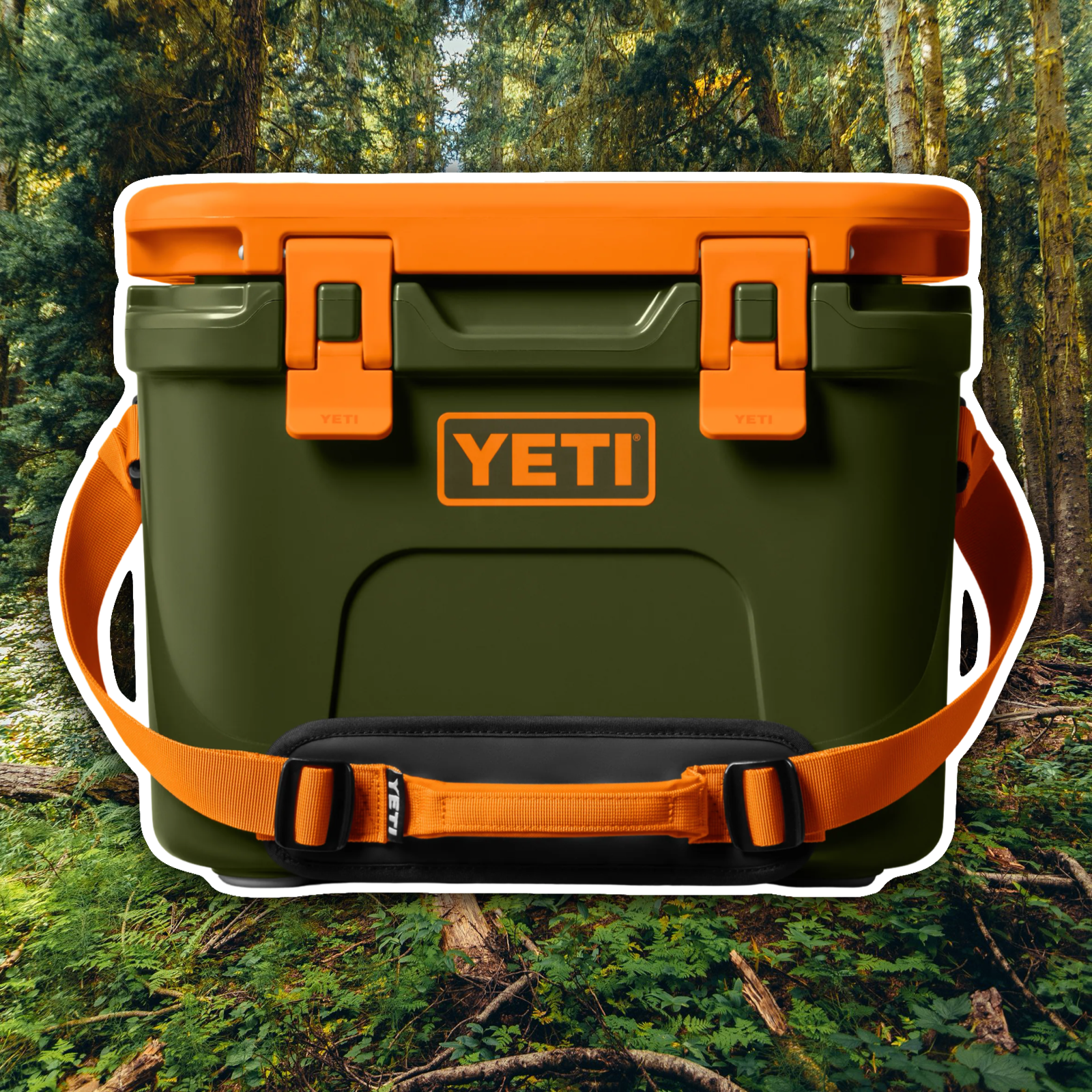 YETI OLIVE/KING CRAB ORANGE ROADIE 15 COOL BOX 🦀🫒