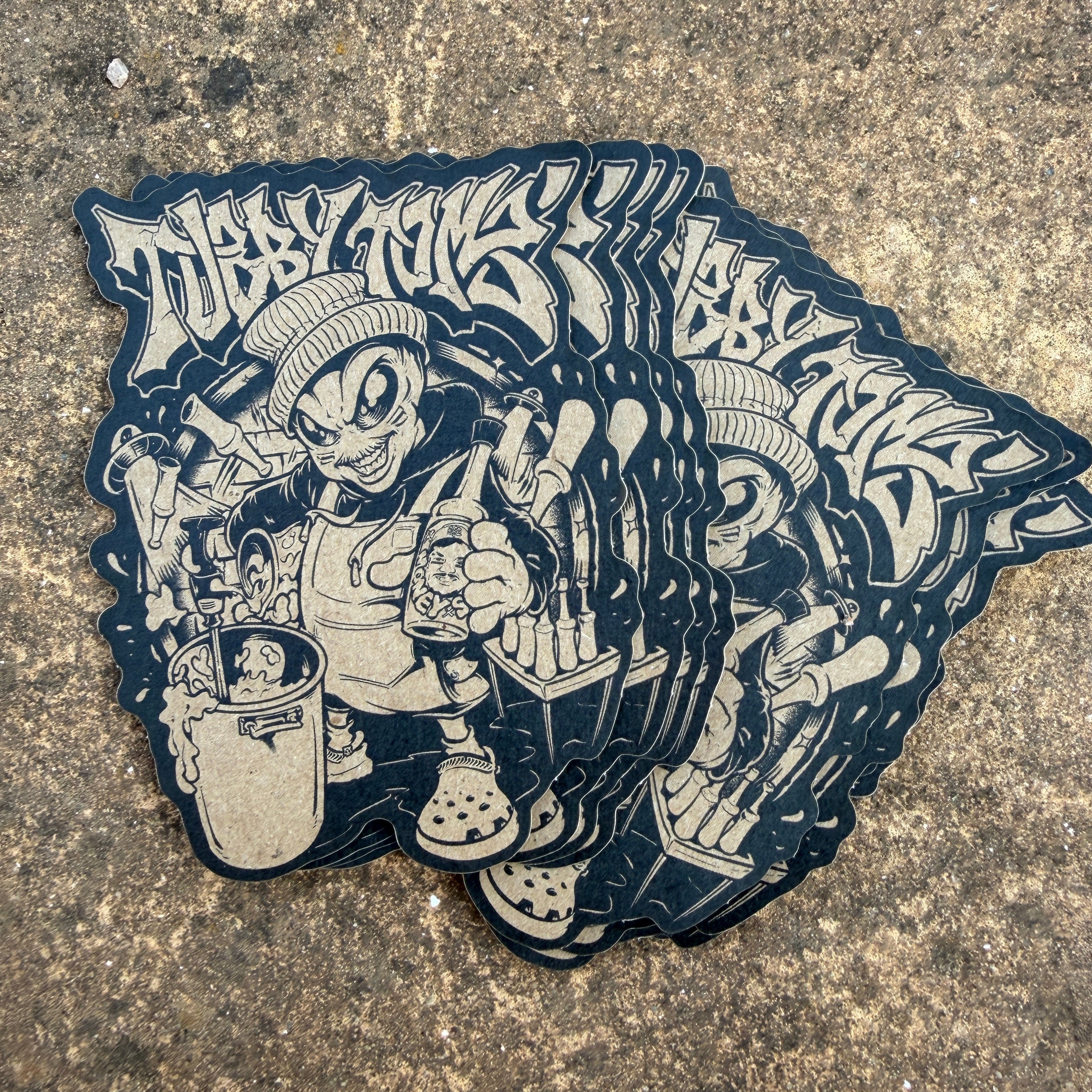 Tubby Tom's - Galaxy-Famous Alien Stickers 👽