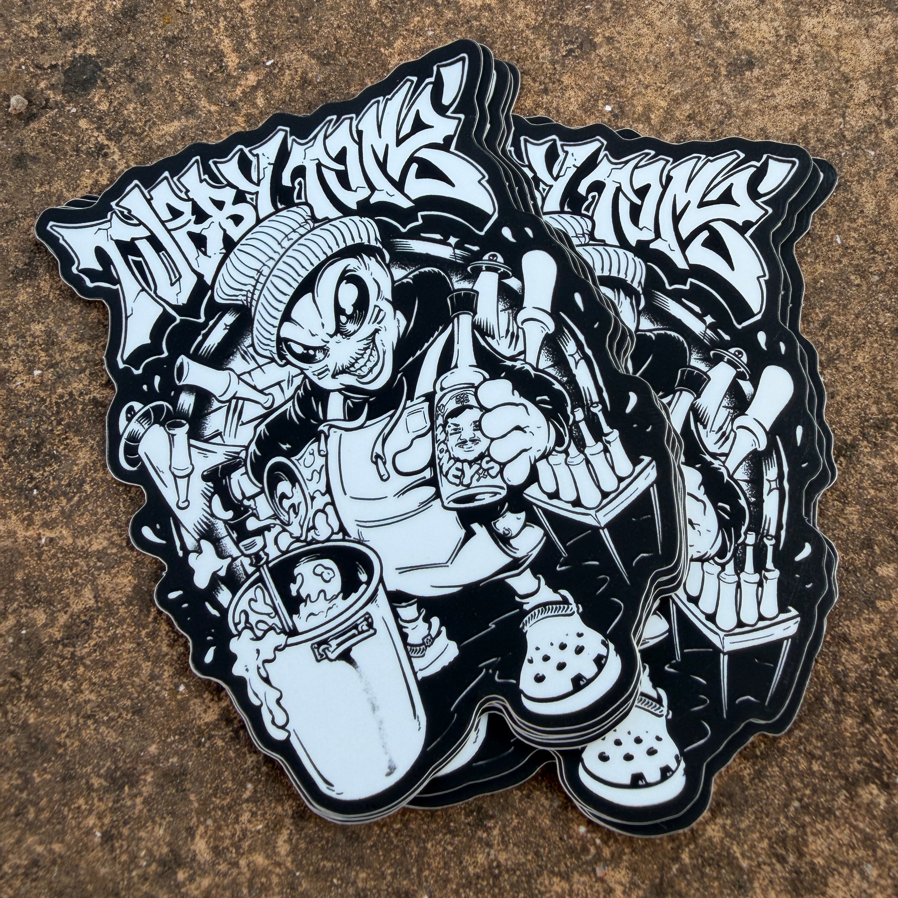 Tubby Tom's - Galaxy-Famous Alien Stickers 👽