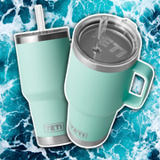 YETI SEAFOAM RAMBLER STRAW MUG 35oz 🌊