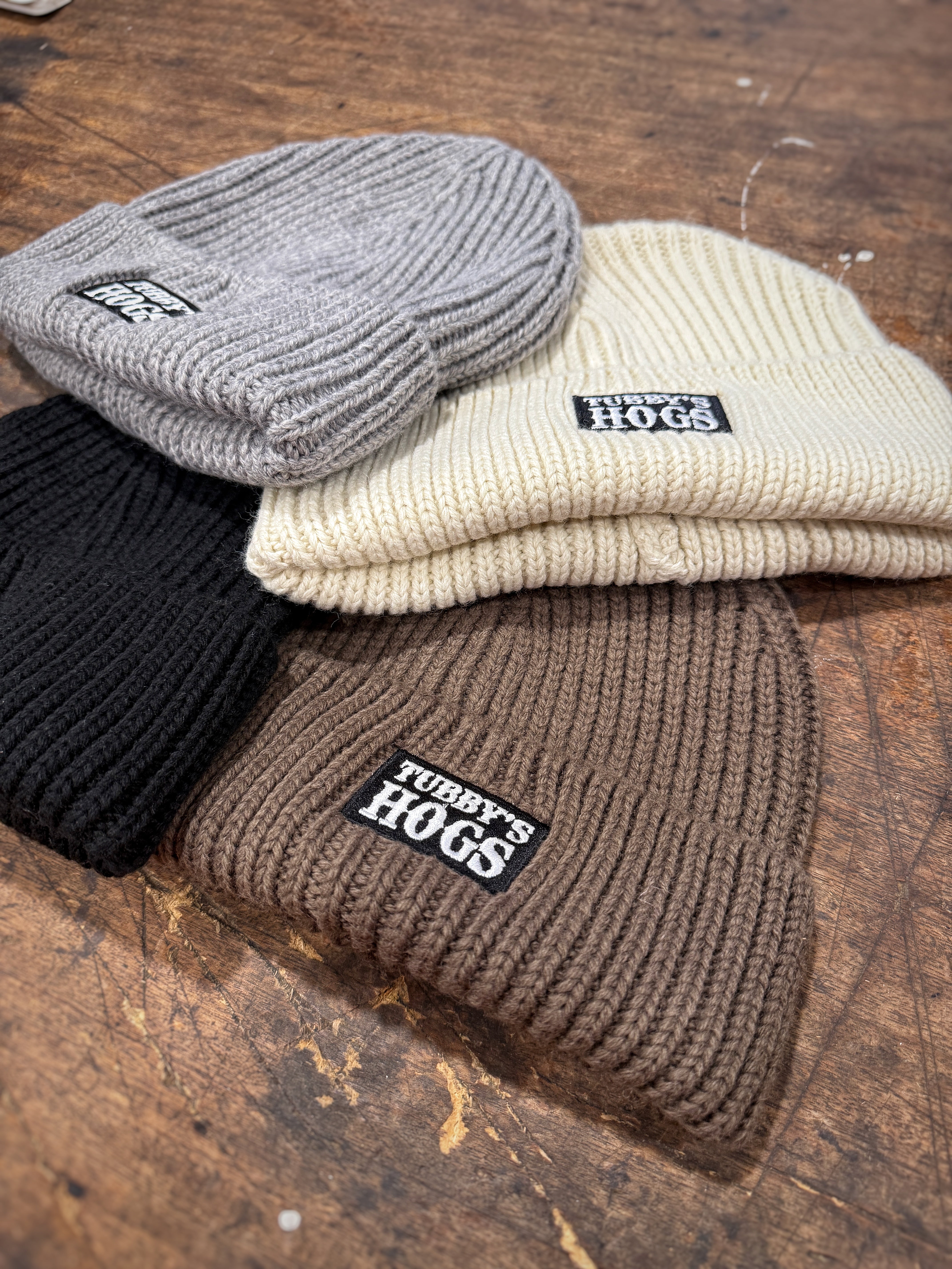 TUBBY'S HOGS - HEAVY WEIGHT BEANIE HATS