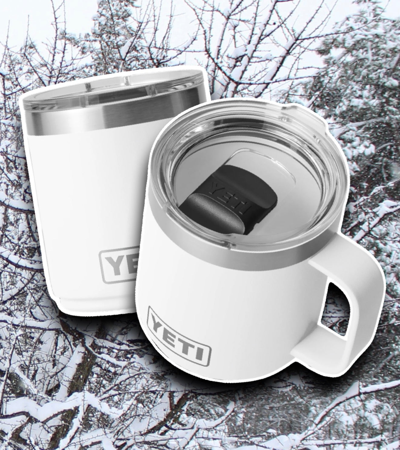 YETI WHITE 10OZ STACKABLE MUG