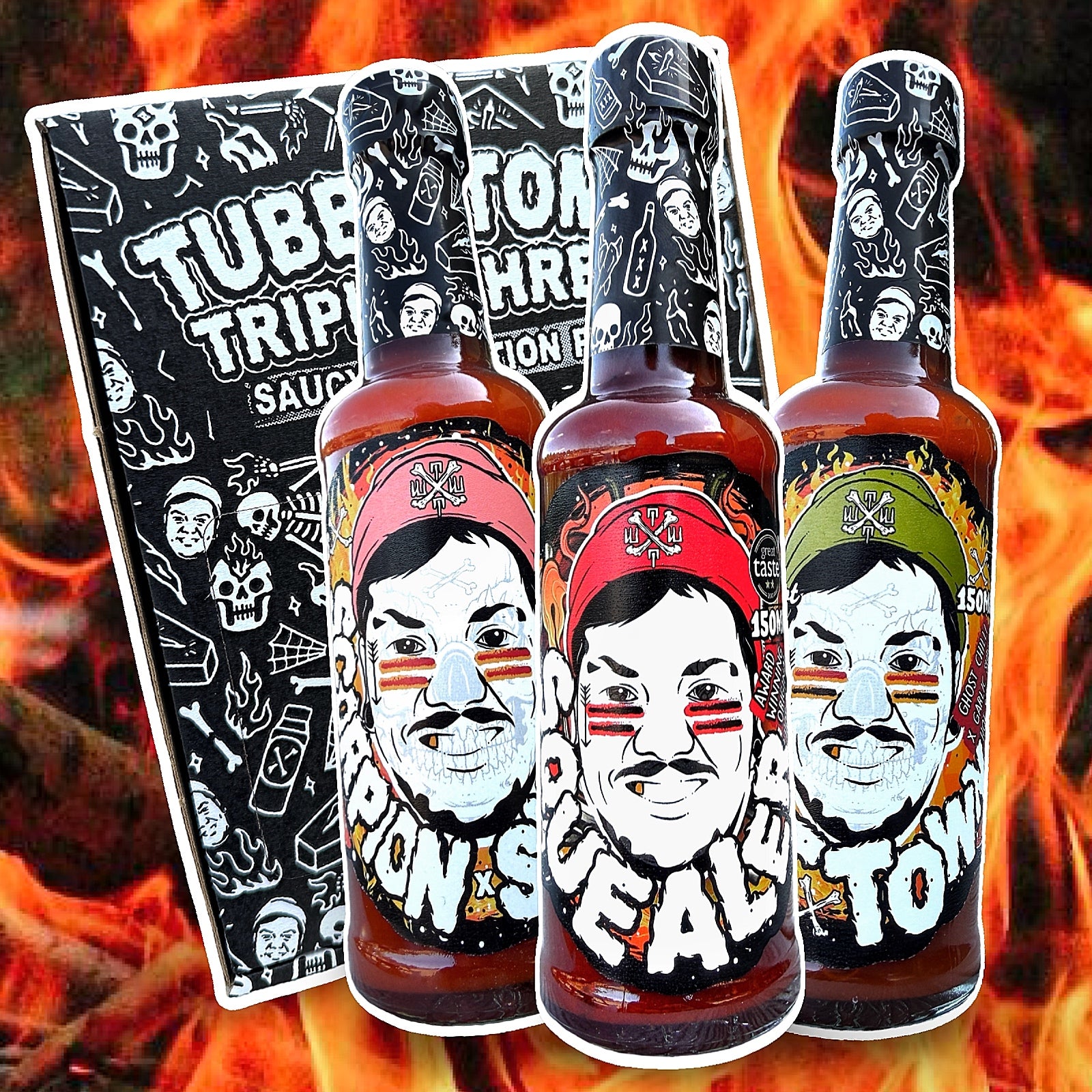 Saucy Hot Box - Triple Pack Hotties For Heat Lovers GIFT SET