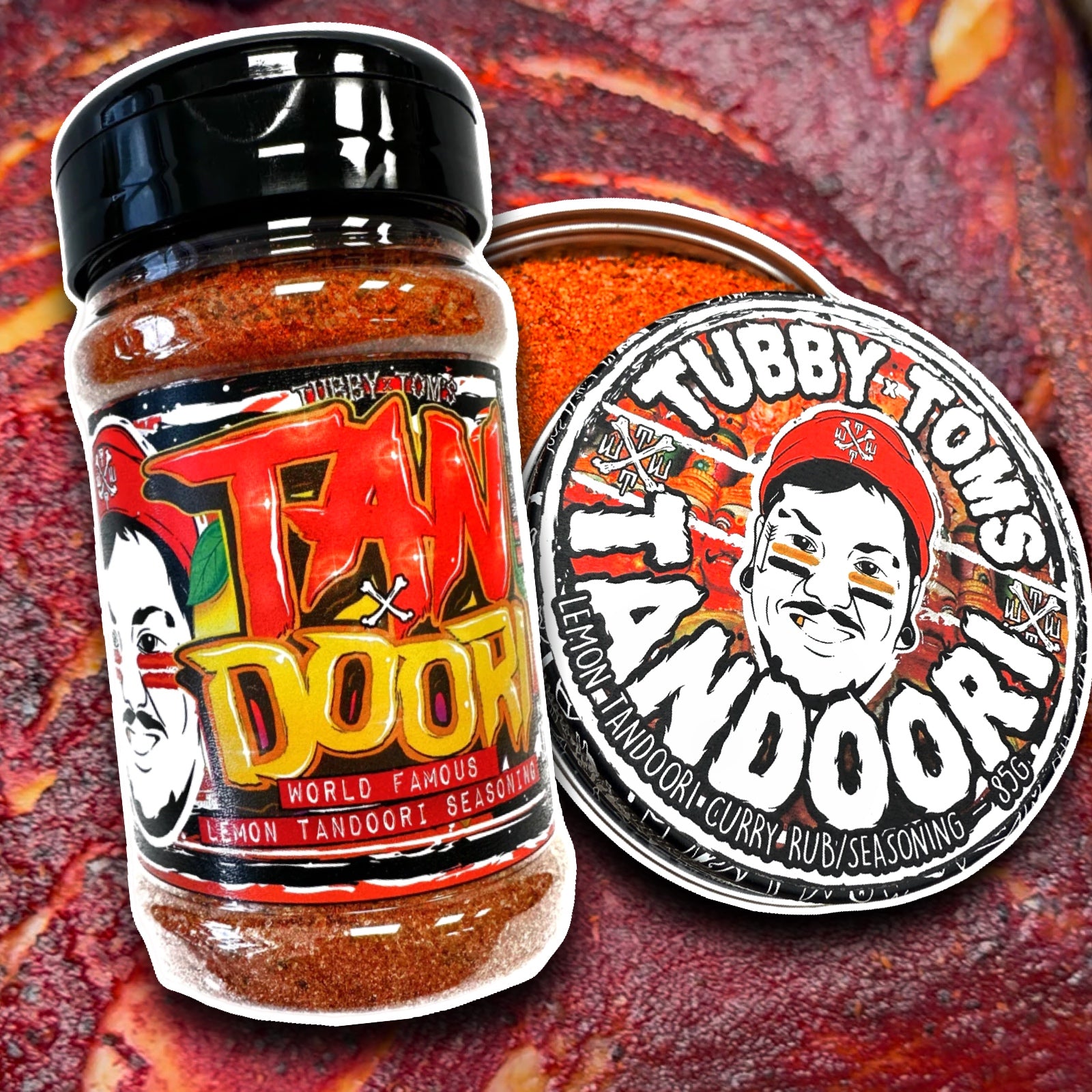 Lemon Tandoori - Curry Rub & Seasoning Shakers