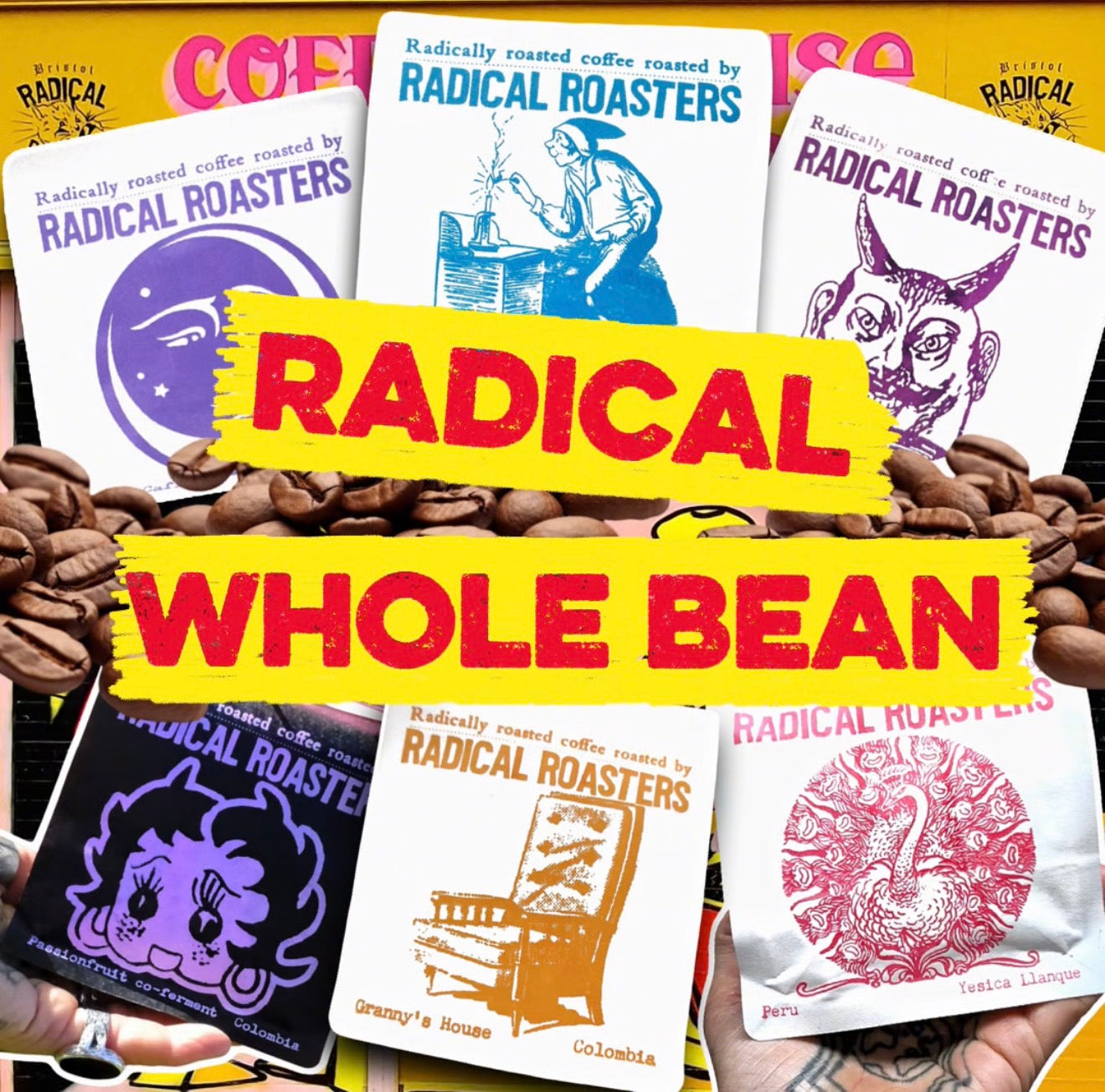 Radical Roasters - Bristol Roasted WHOLE Coffee Beans