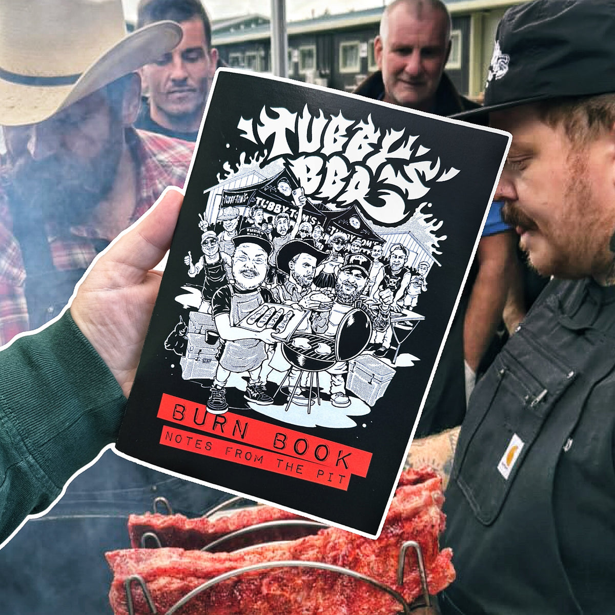 Burnt Notepad Burn Book - Notes from the Pit RECIPE NOTEPAD – Tubby Tom’s