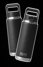 YETI BLACK RAMBLER STRAW BOTTLE 26OZ