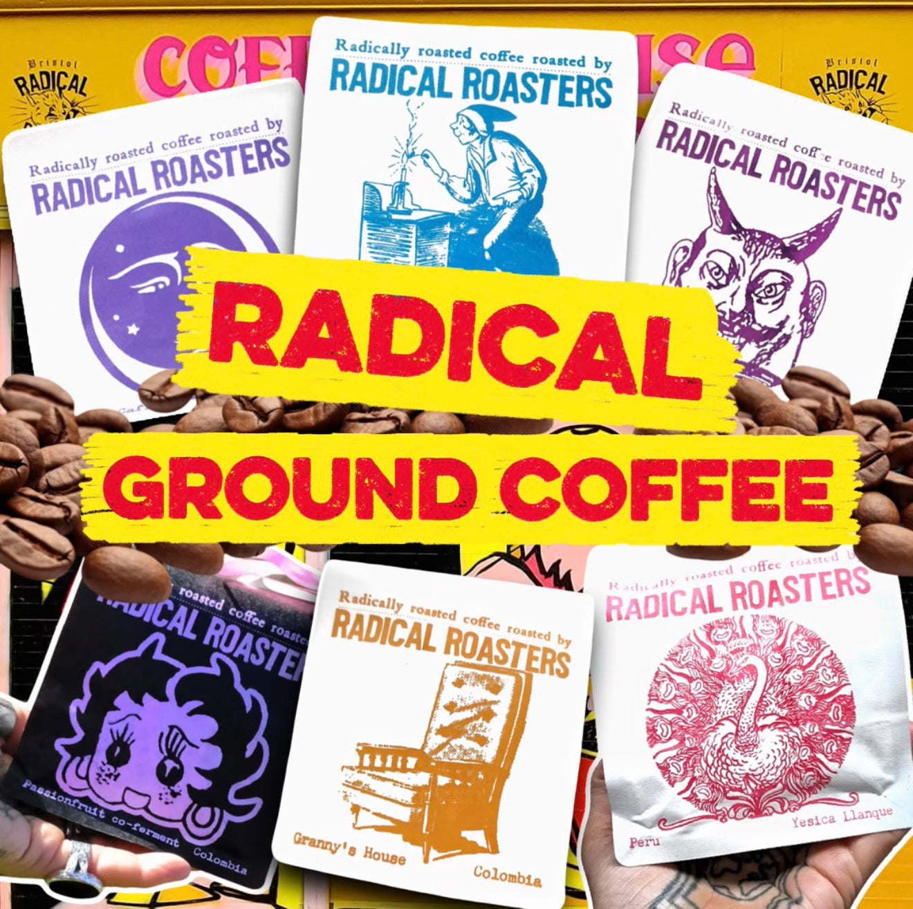Radical Roasters - Bristol Roasted GROUND Coffee!