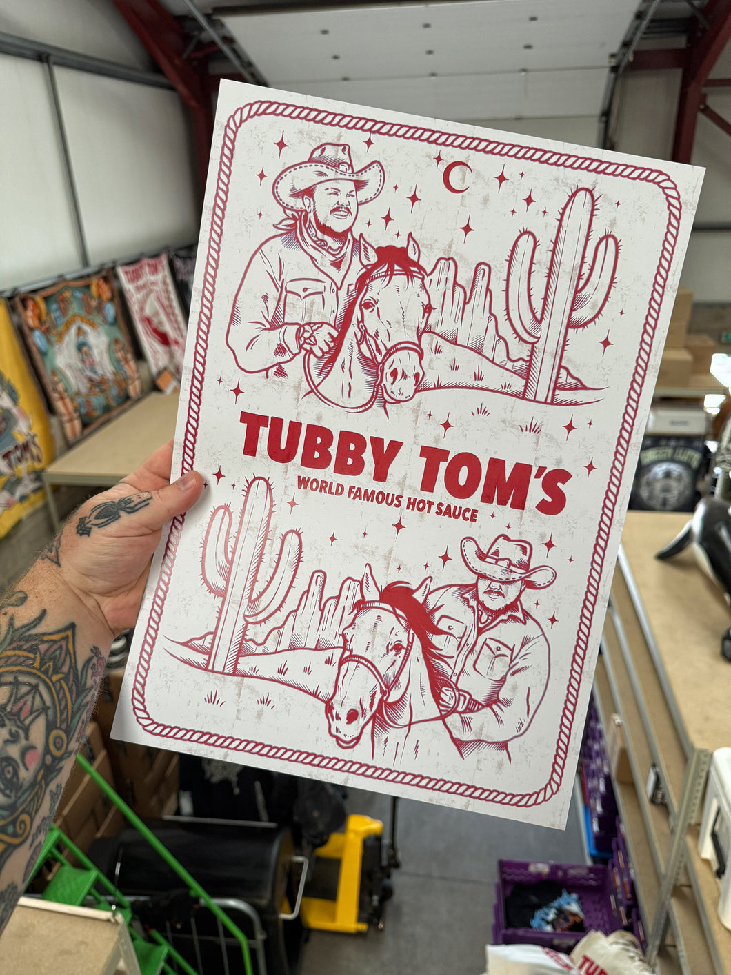 Tubby Tumbleweed A3 Print