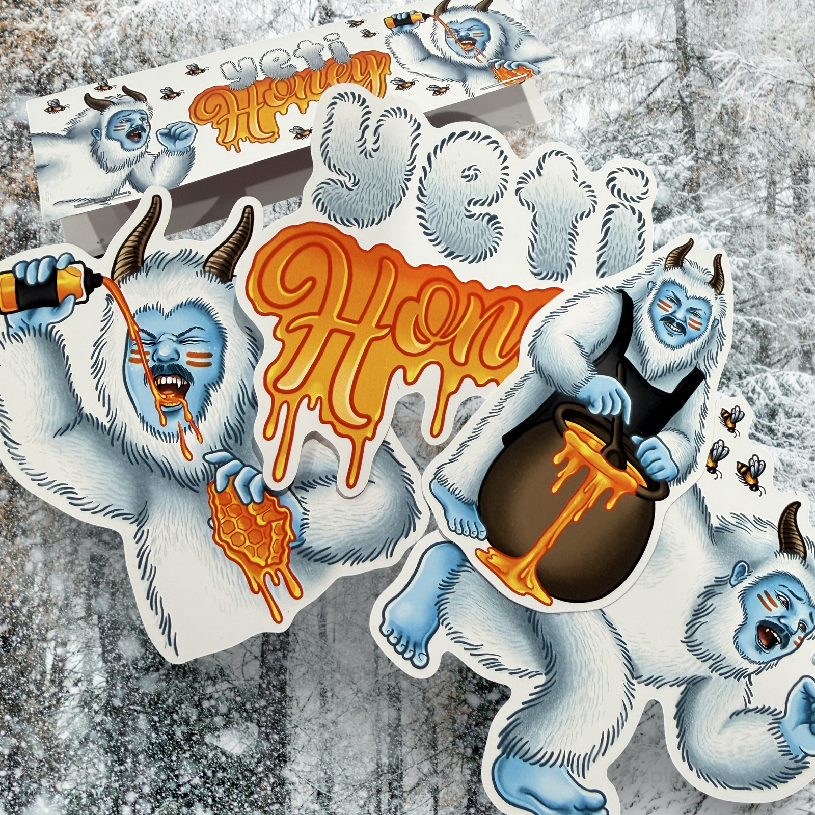 YETI HONEY STICKER PACK! ❄️🧊