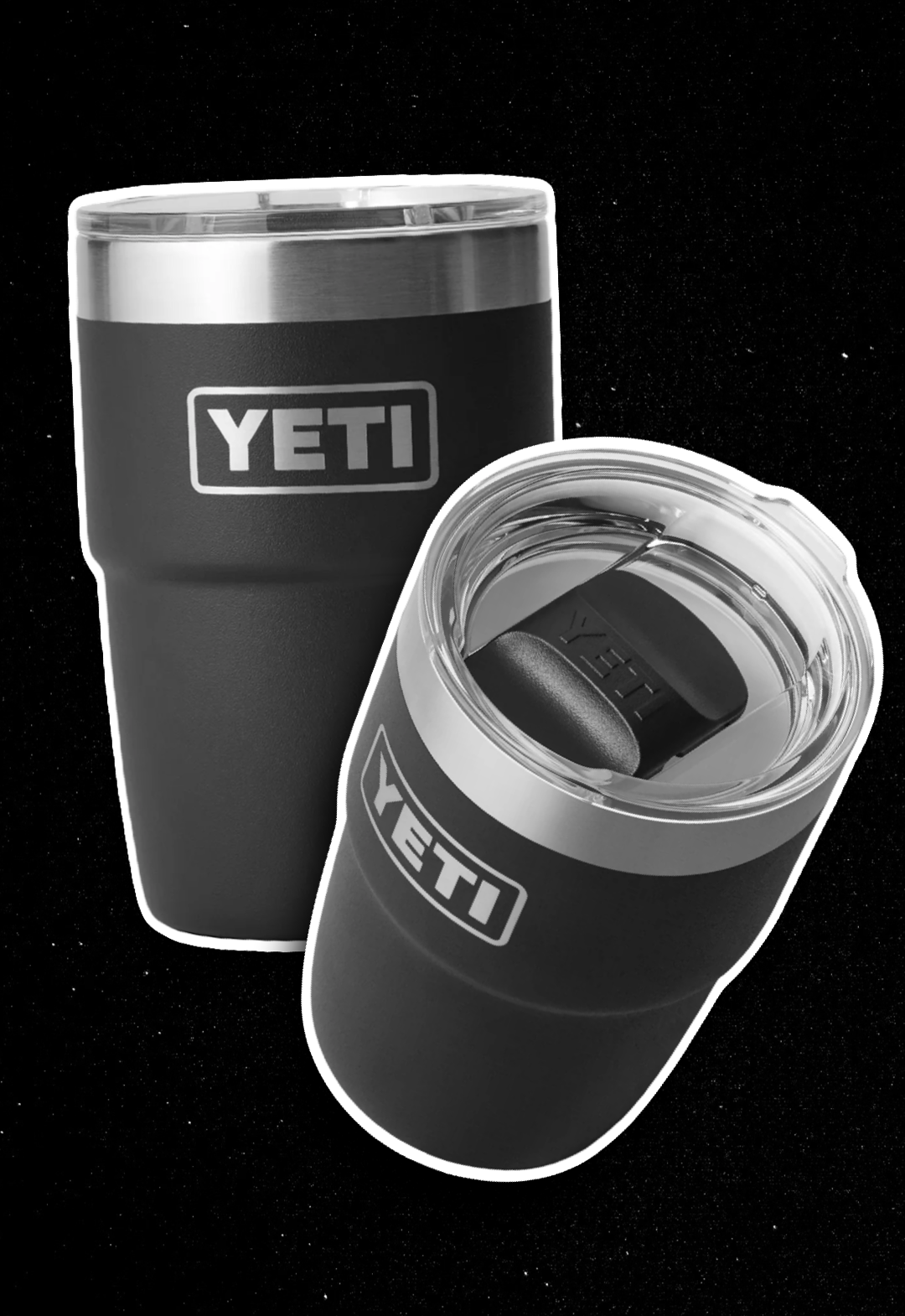 YETI BLACK 8OZ STACKABLE CUP