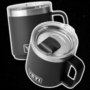 YETI BLACK 10OZ STACKABLE MUG