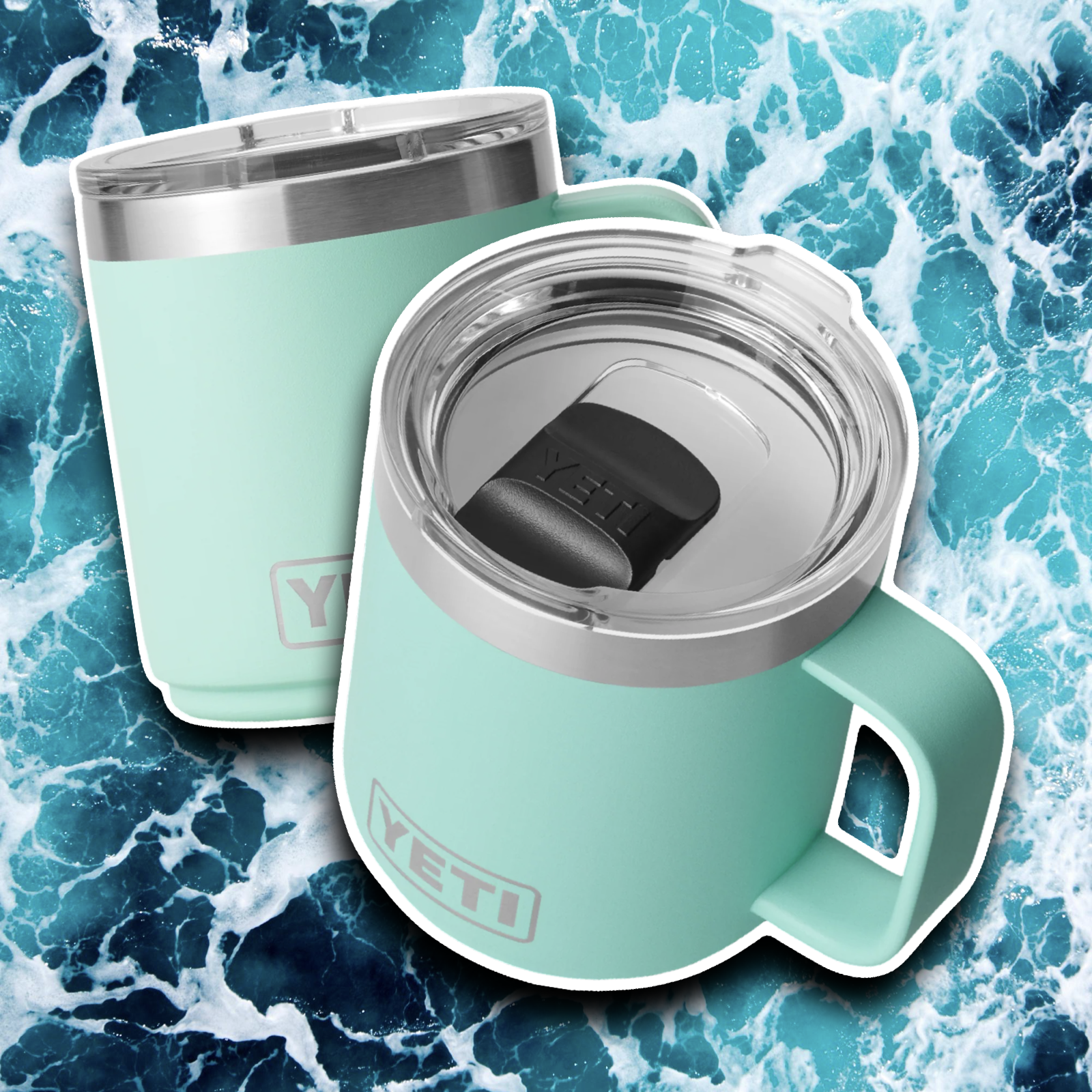 🐚YETI SEAFOAM 10OZ STACKABLE MUG