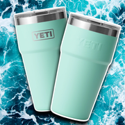 🐚YETI SEAFOAM RAMBLER STACKABLE CUP 20oz