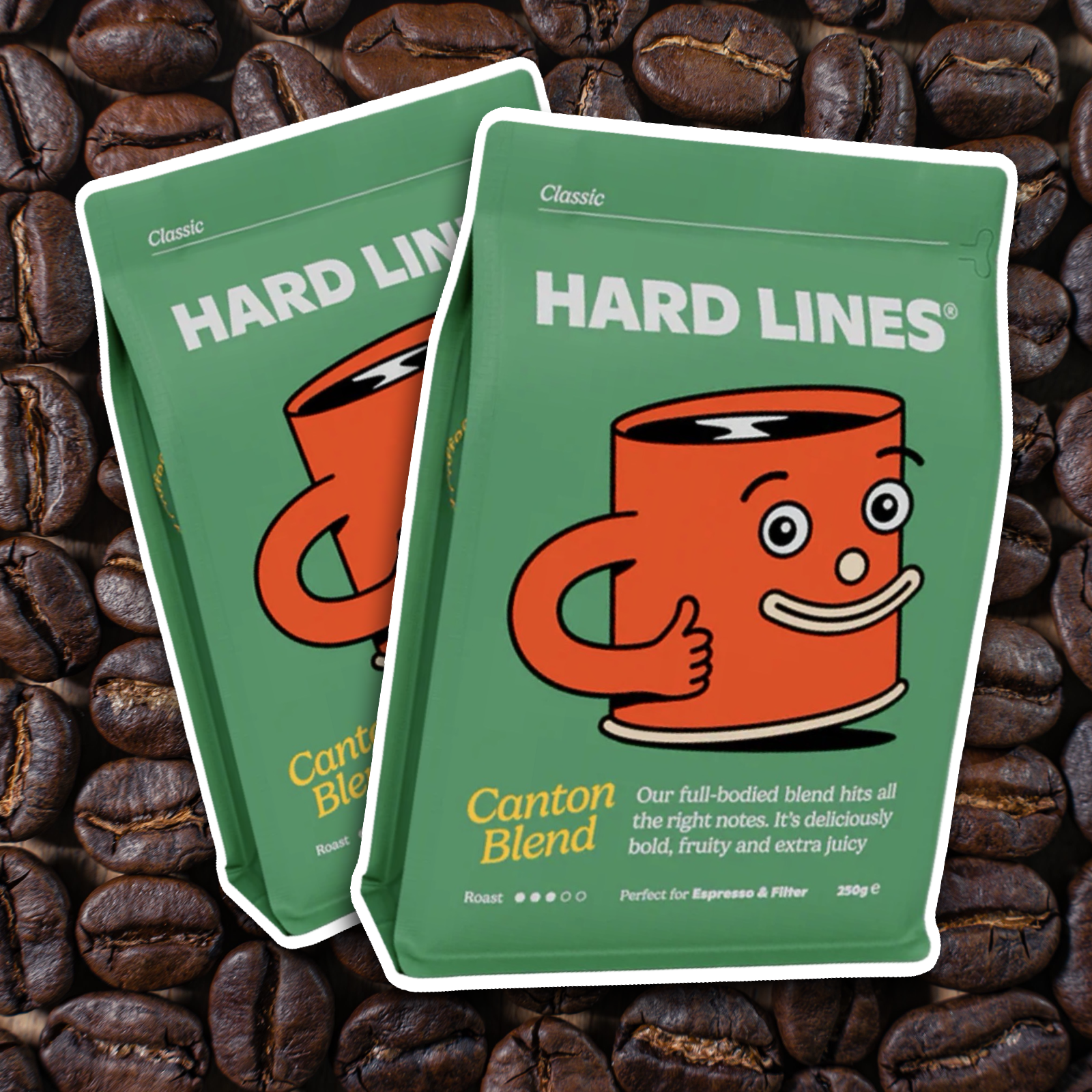 Hard Lines - Cymru Roasted Coffee Beans