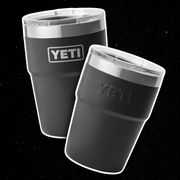 YETI BLACK 16OZ STACKABLE CUP