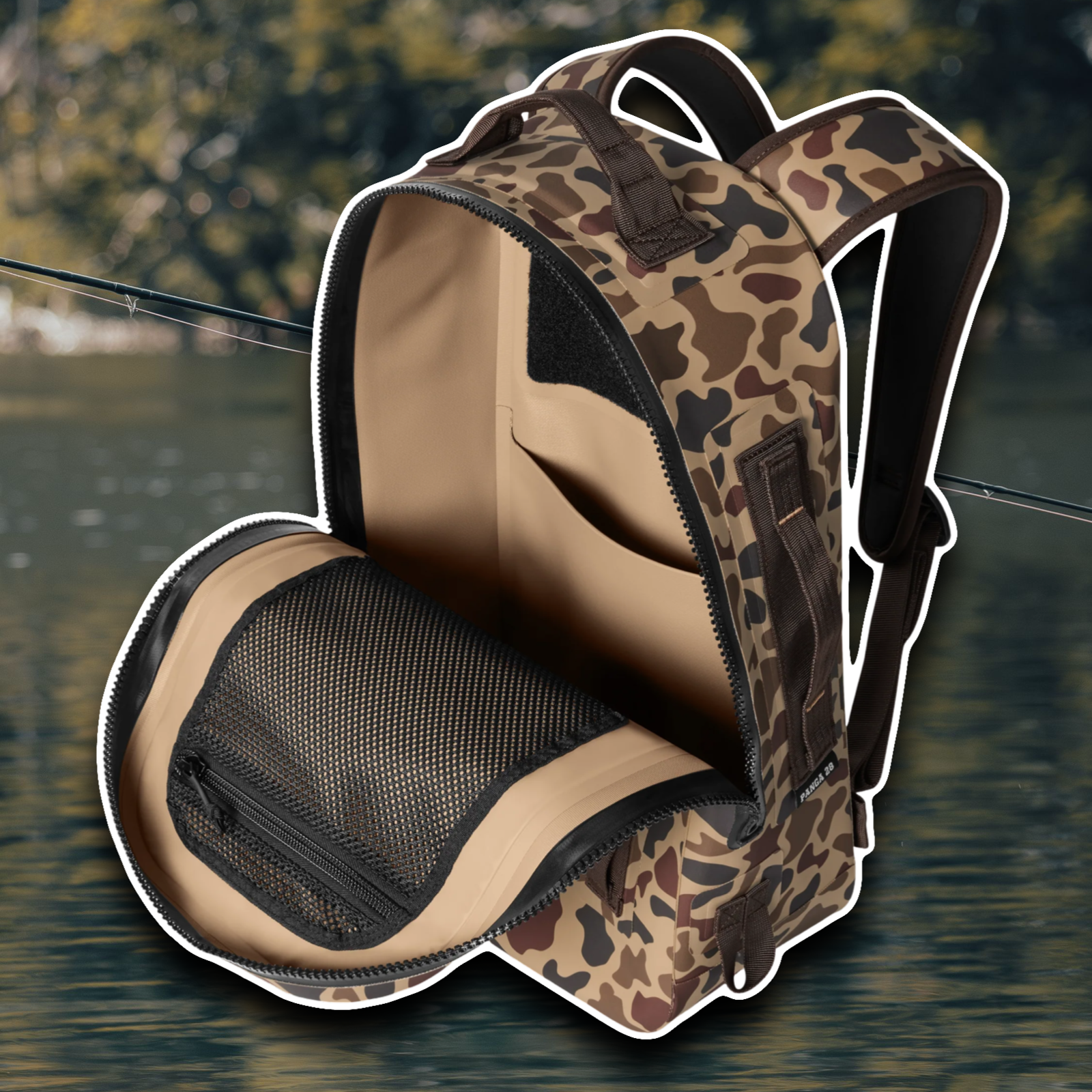 YETI WETLANDS CAMO PANGA SUBMERSIBLE BACKPACK 28L🌲