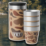 YETI WETLANDS CAMO SHOT GLASSES & CASE 🌲